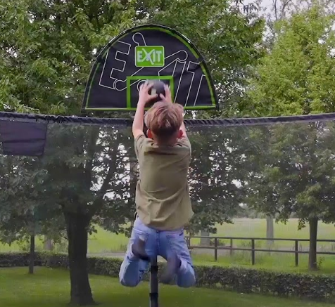 Big Sale on Universal Trampoline Basketball Hoops