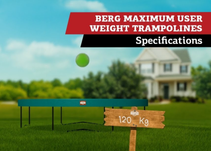 BERG Max User Weight Limits & Size Trampolines Ireland
