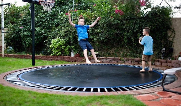 Can I Sink A Regular Above Ground Trampoline in the Ground?