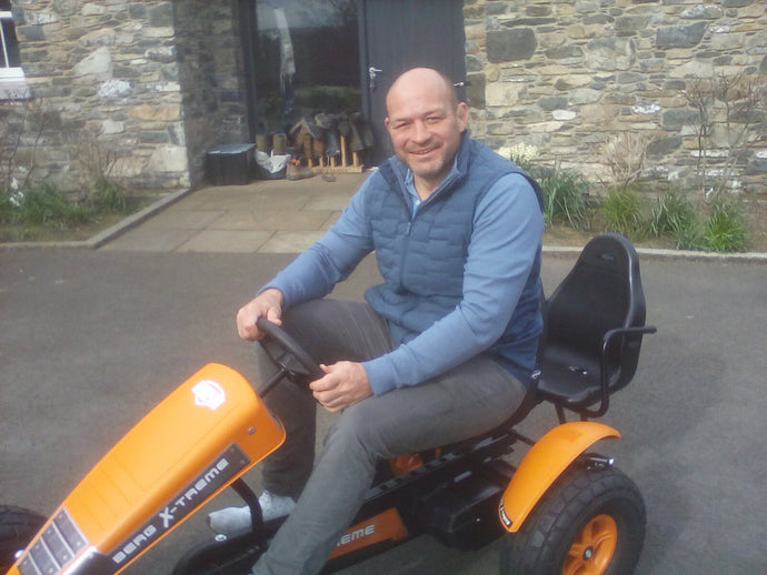 Rory's New Ride - BERG Go Kart for Rory Best, Irish Rugby Star