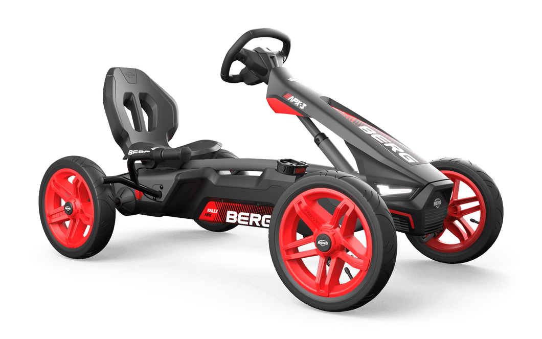 berg rally drt yellow 3 gears BERG Rally APX Red 3 Gears Go Kart – Trampolines Ireland
