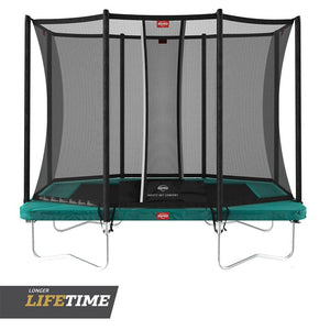 Berg Ultim Favorit Trampoline - Regular Small Garden Trampoline (9,2 x 6,2ft)