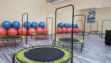 Load image into Gallery viewer, Akrobat Speed Bouncer Fitness Trampoline with Stability Bar/ Handle - 120cm
