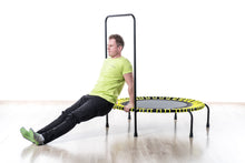 Load image into Gallery viewer, Akrobat Speed Bouncer Fitness Trampoline with Stability Bar/ Handle - 120cm
