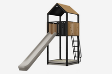 Load image into Gallery viewer, BERG PlayTower — Climbing Frame with Slide &amp; Sandpit
