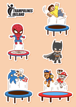 Load image into Gallery viewer, 3 Pack - Kids Trampoline Sticker Set (FREE Delivery)
