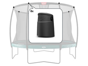 BERG Safety Net Caps, Comfort & Deluxe - 8 Pack