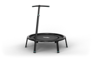 BERG Fitness Rebounder 110 + Stability Bar | Indoor Mini Trampoline with Handlebar
