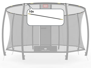 BERG Grand Safety Net Tent Tubes Fibreglass Rods - OVAL