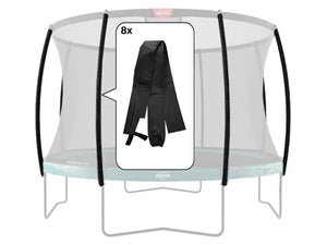 BERG Black Vinyl Sleeves for Safety Net Poles - 8 Pack