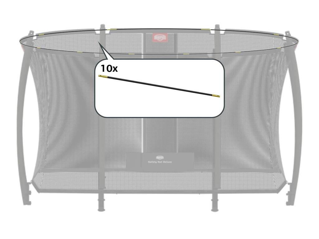 BERG Ultim Safety Net Fibreglass Rods/ Tent Tubes - RECTANGULAR
