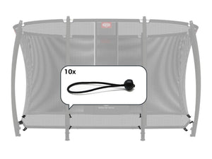 Safety Net Deluxe - Elastic bands for bottom of netting (10x)