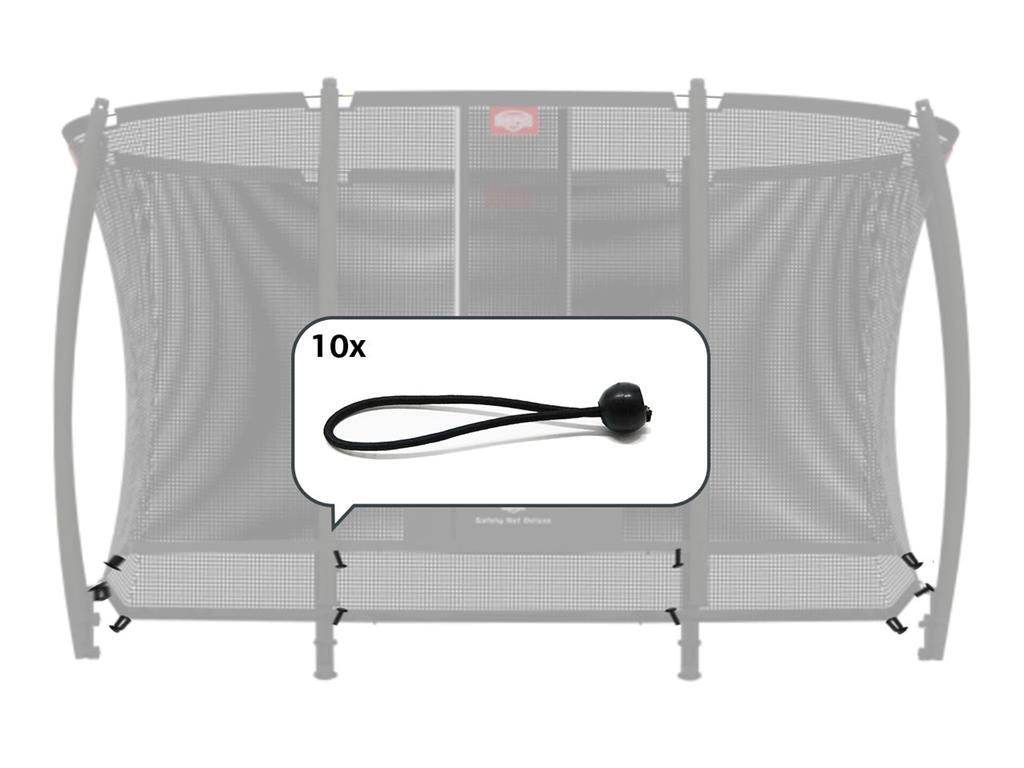 Safety Net Deluxe - Elastic bands for bottom of netting (10x)