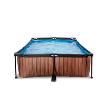 Load image into Gallery viewer, Rectangular pool 300x200x65cm with filter pump- Grey/Brown/Green

