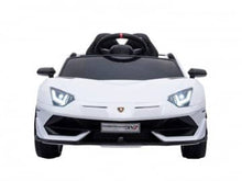 Load image into Gallery viewer, Lamborghini Aventador 12v, music module, leather seat, rubber EVA tires (HL328)
