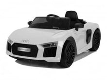 Load image into Gallery viewer, AUDI R8 12v, music module, leather seat, rubber EVA tires (JJ2198)
