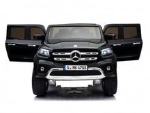 Load image into Gallery viewer, Mercedes X-CLASS, 4X4, 2 seater, 12v, music module, leather seat, rubber EVA tires (XMX606)
