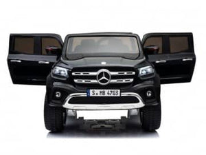 Mercedes X-CLASS, 4X4, 2 seater, 12v, music module, leather seat, rubber EVA tires (XMX606)