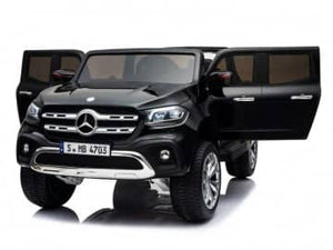 Mercedes X-CLASS, 4X4, 2 seater, 12v, music module, leather seat, rubber EVA tires (XMX606)