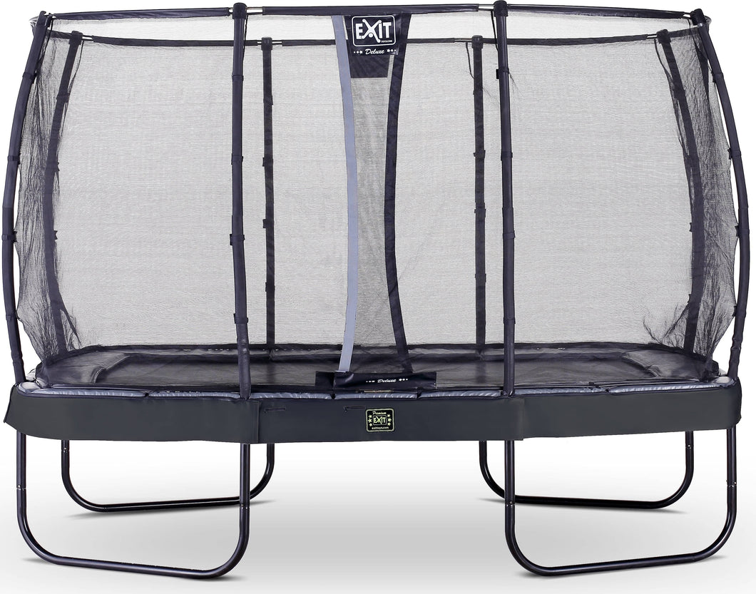 EXIT Elegant Premium trampoline 214x366cm with Deluxe safetynet