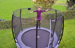 EXIT Elegant trampoline ø253cm with Economy safetynet