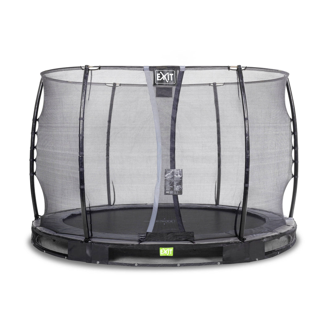 EXIT Elegant ground trampoline ø427cm with Economy safety net
