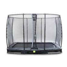 Load image into Gallery viewer, EXIT Elegant ground trampoline 214x366cm with Economy safety net
