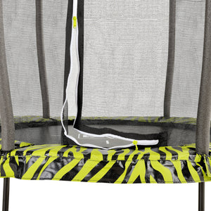 Exit Tiggy Junior Trampoline With Safety Net Ø140cm Black- Grey/Green