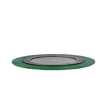 Load image into Gallery viewer, EXIT Dynamic ground level trampoline ø305cm/366cm/427cm with Freezone safety tiles - black
