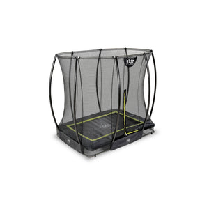 EXIT Silhouette ground trampoline 153x214cm, 214x305cm, 244x366cm with safety net