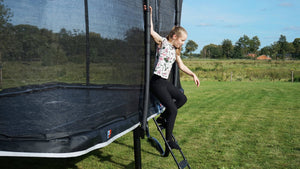 EXIT PeakPro trampoline 244x427cm, 275x458cm, 305x518cm - black