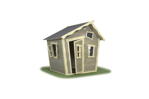 EXIT Crooky 100 wooden playhouse - grey-beige