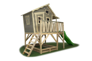 EXIT Crooky 550 wooden playhouse - grey-beige