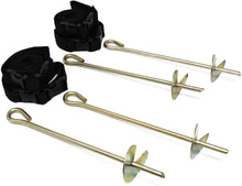 Load image into Gallery viewer, Trampoline Anchors - 4 Pack with Straps
